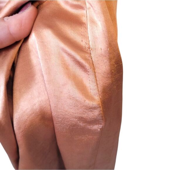 Elliatt Women's Copper Cassini One Shoulder Dress Size M - Picture 5 of 7